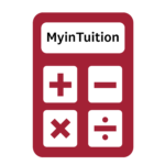 icon of MyinTuition calculator in red